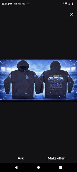 Dodger sweater 8 times world championship