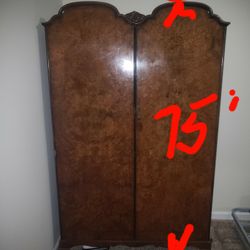 Antique Denby and Spinks Wardrobe Armoire