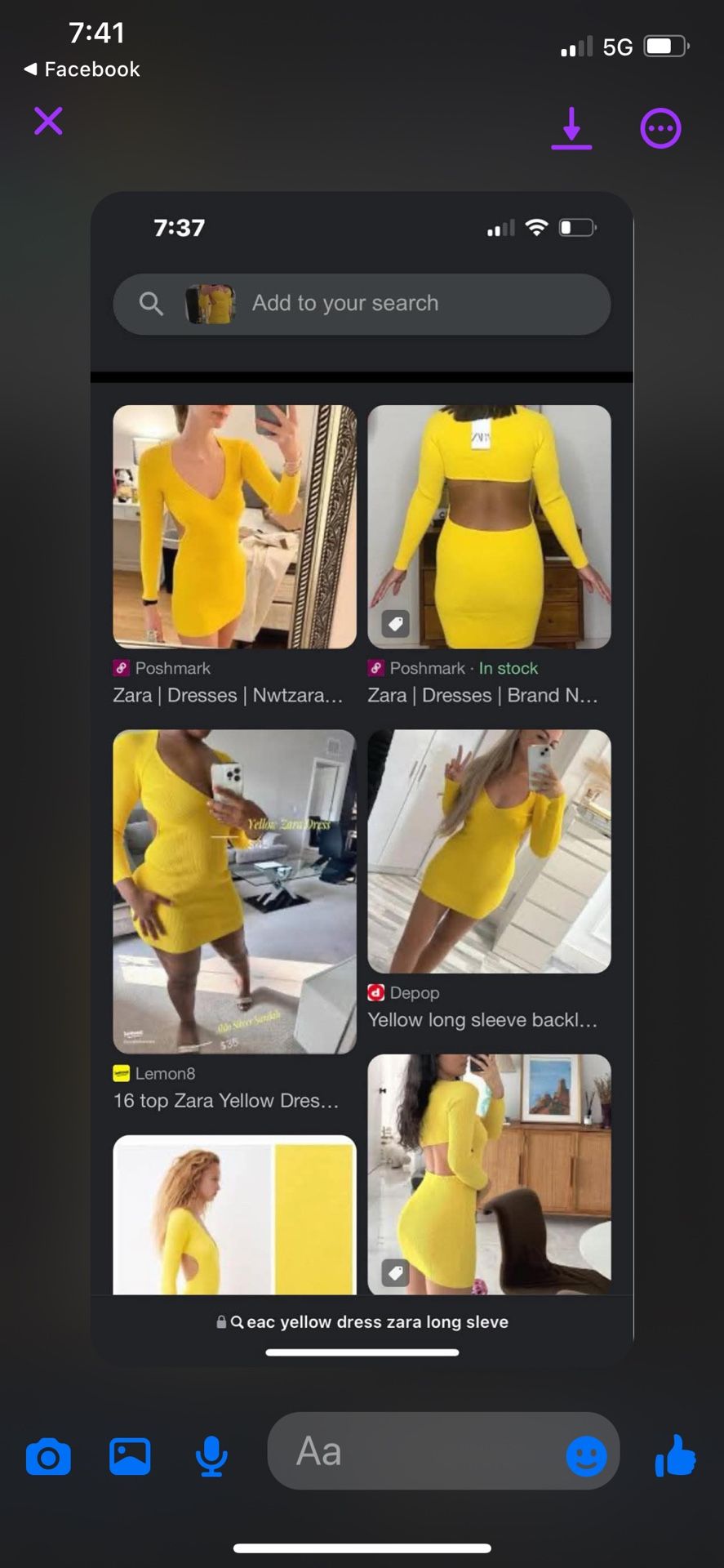 Zara Dress Size Medium 