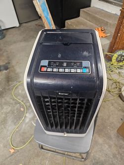 215 CFM 3-Speed Portable Evaporative Cooler Air Cooler Fan Filter Humidify Anion for 400 Sq. ft.
