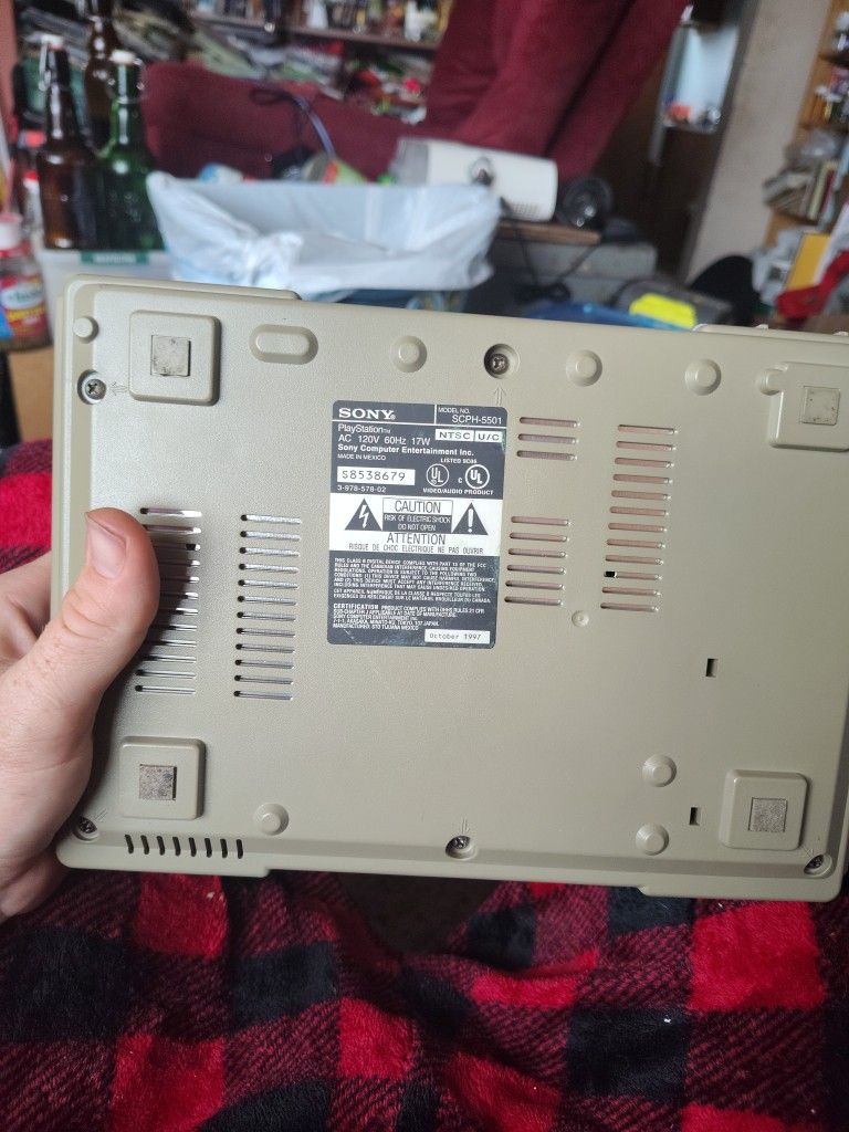 Original PlayStation Works And Comes With 3 Controllers And 1 Memory Stick