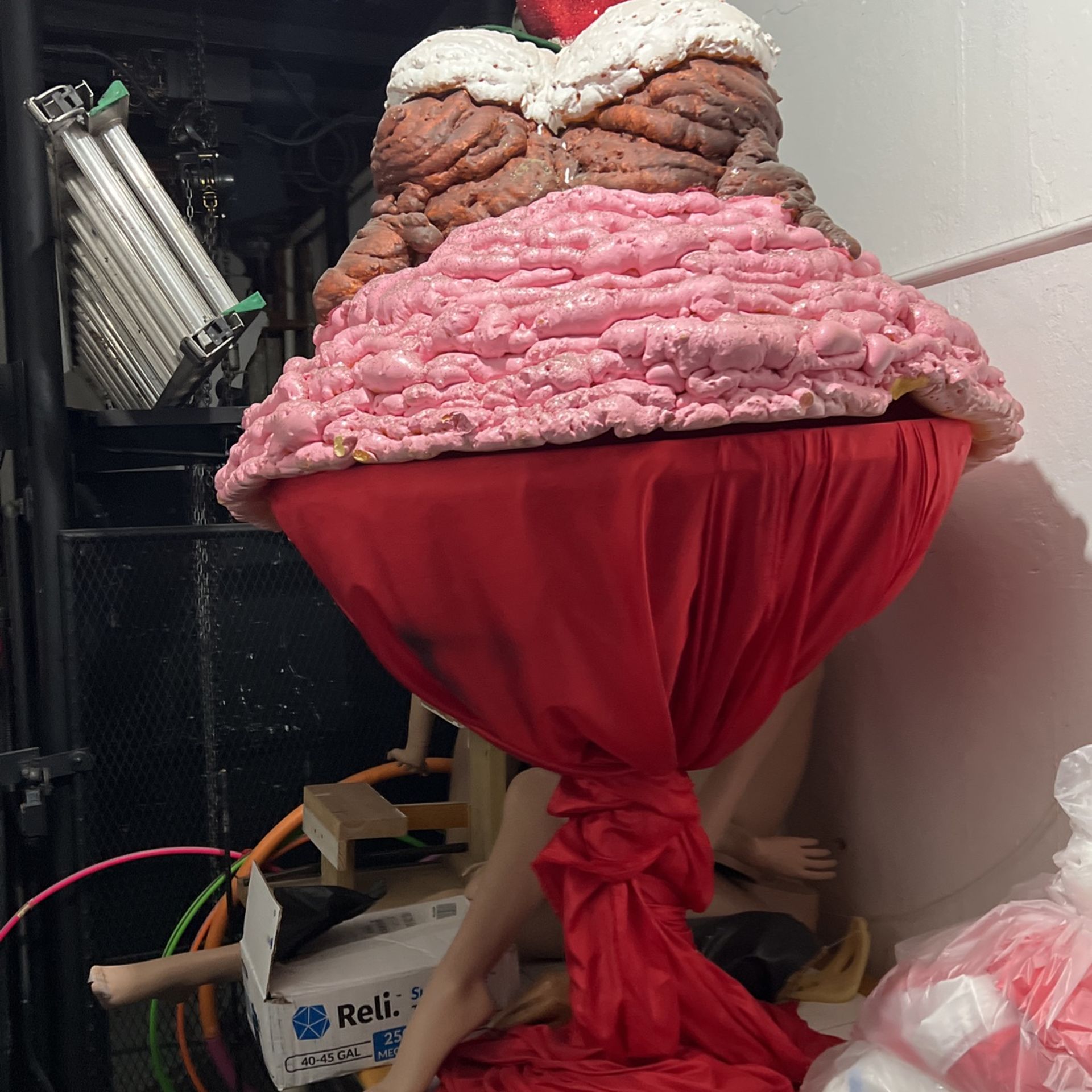 Candy Candyland Props Decor Giant Ice Cream Styrofoarm And Glitter