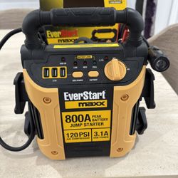 Jump Starter With Air Compressor 