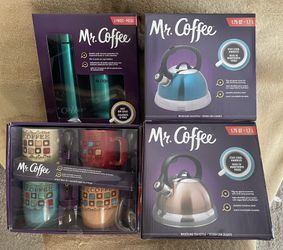 NEW Mr Coffee Drinkware $12 each (Zip-89117)
