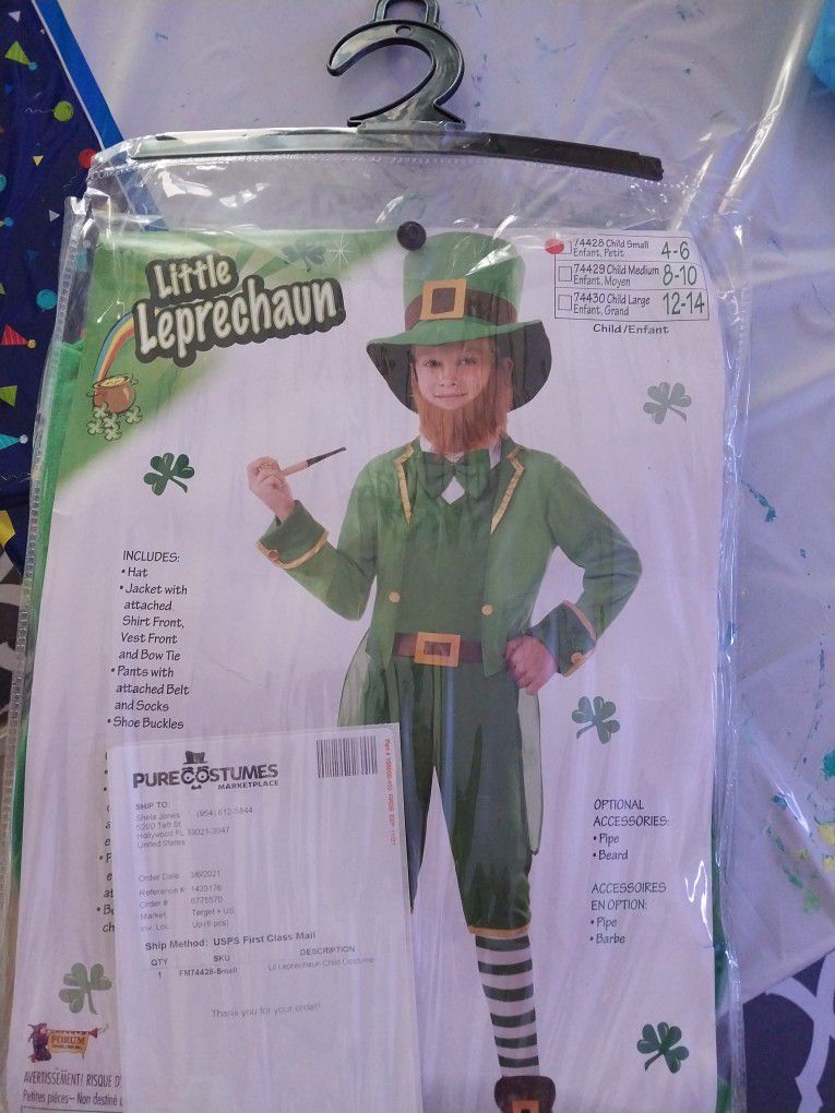 Brand New Little Leprechaun Costume  