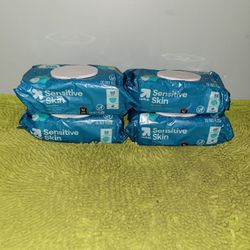 4 Bags 92 Baby Wipes
