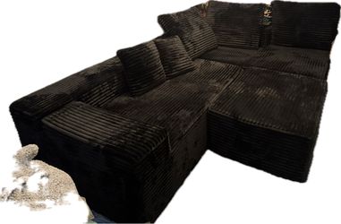 Boneless L-Shaped Couch