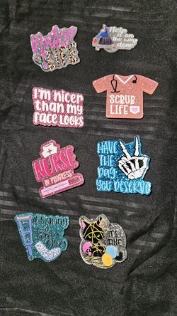 Nursing set of 8 Bogg Bag Charms