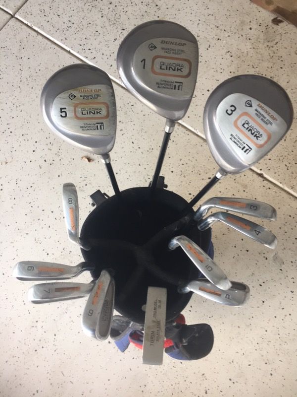Golf Clubs - Dunlop Quadralink