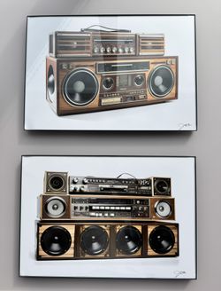 13”x19” Vintage Radio Prints