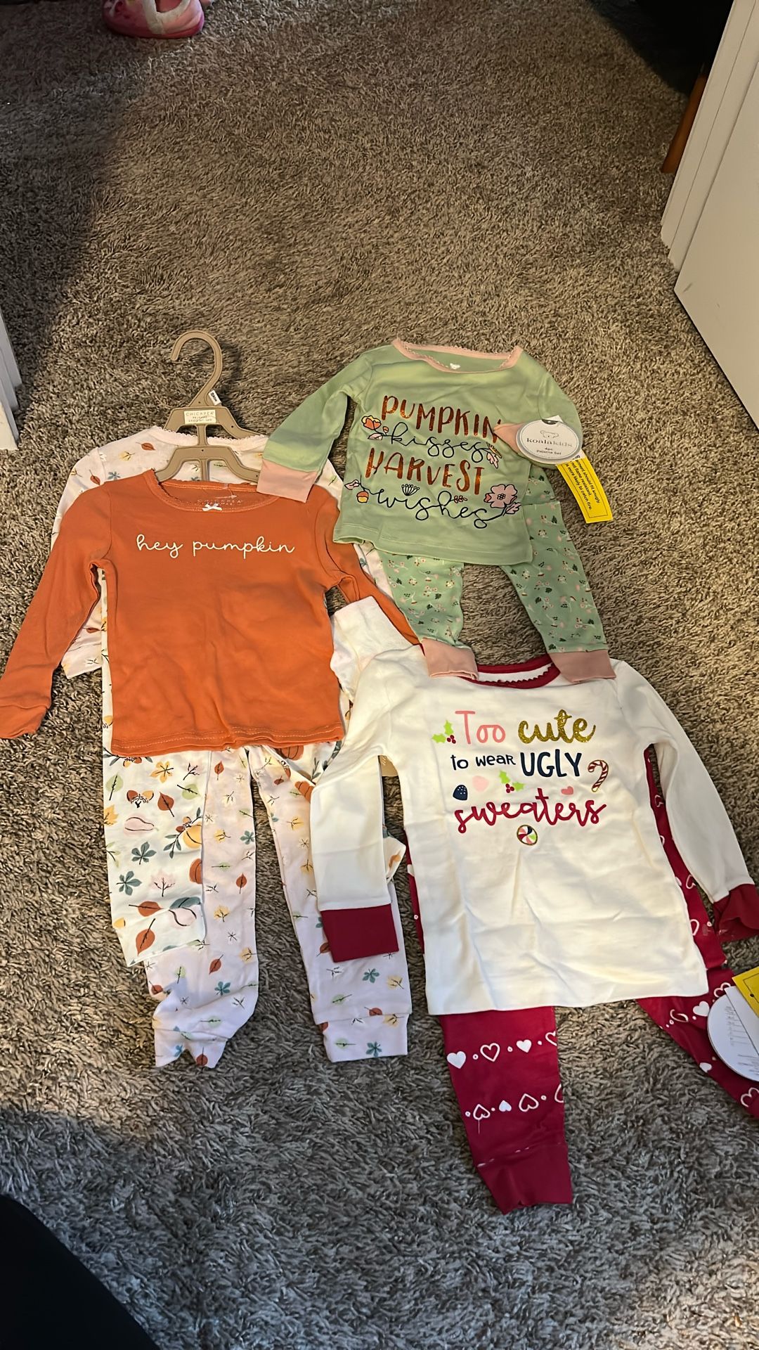 4 Brand New Sets Of Pjs-24months Babygirl 