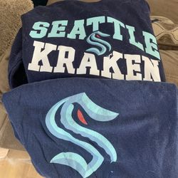 Seattle Kraken Sweat Shirt and T-shirt