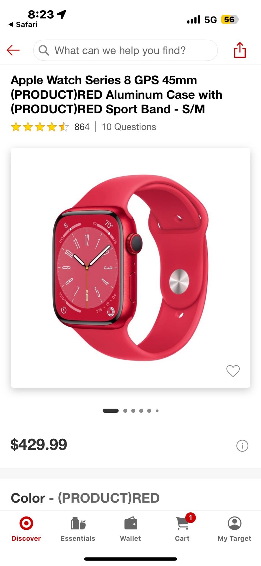 Apple Watch Series 8 45mm GPS+Cellular