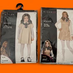M3GAN Halloween Costume Set – Toddler & Adult