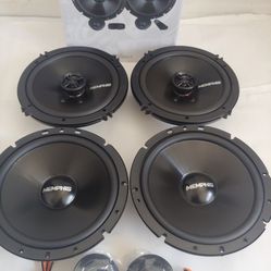 MEMPHIS 1 PAIR 6.5" 100 WATTS COMPONENT & 1 PAIR 6.5" 2 WAY 100 WATTS CAR SPEAKER ( BRAND NEW PRICE IS LOWEST INSTALL NOT AVAILABLE ) 