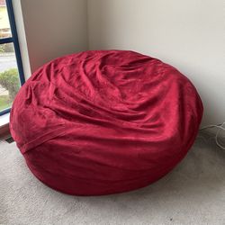 Red Huge Bean Bag Chair