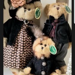 Bearington Bear Family 15” 14” & 8” Brand New