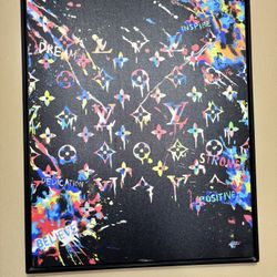 Louis Vuitton -Dream , Believe, Achieve Canvas 