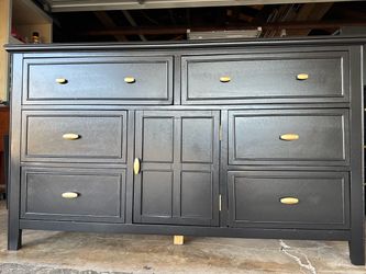 Black  Dresser
