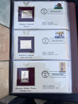 Large Collection Of Golden Relics And Us Stamps