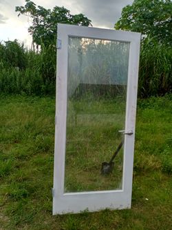 Interior Glass Door Wooden Frame.