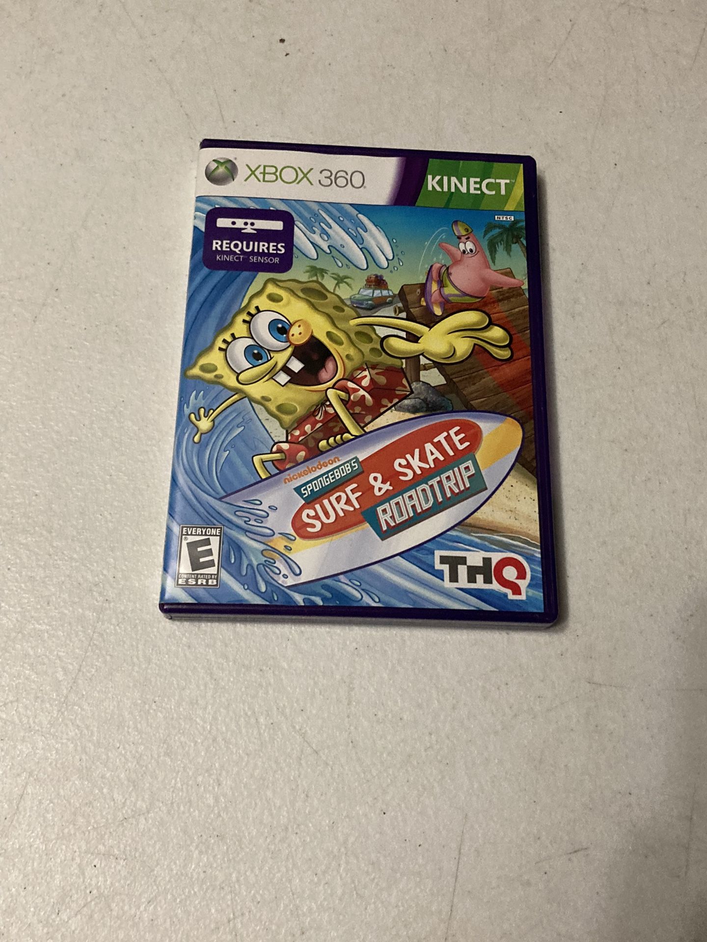 Xbox 360 Spongebob Surf and Skate Roadtrip Game 