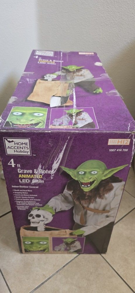 Halloween Animatronic Goblin Prop