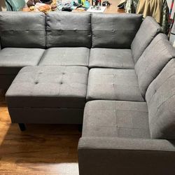 Sectional Couch With Ottoman