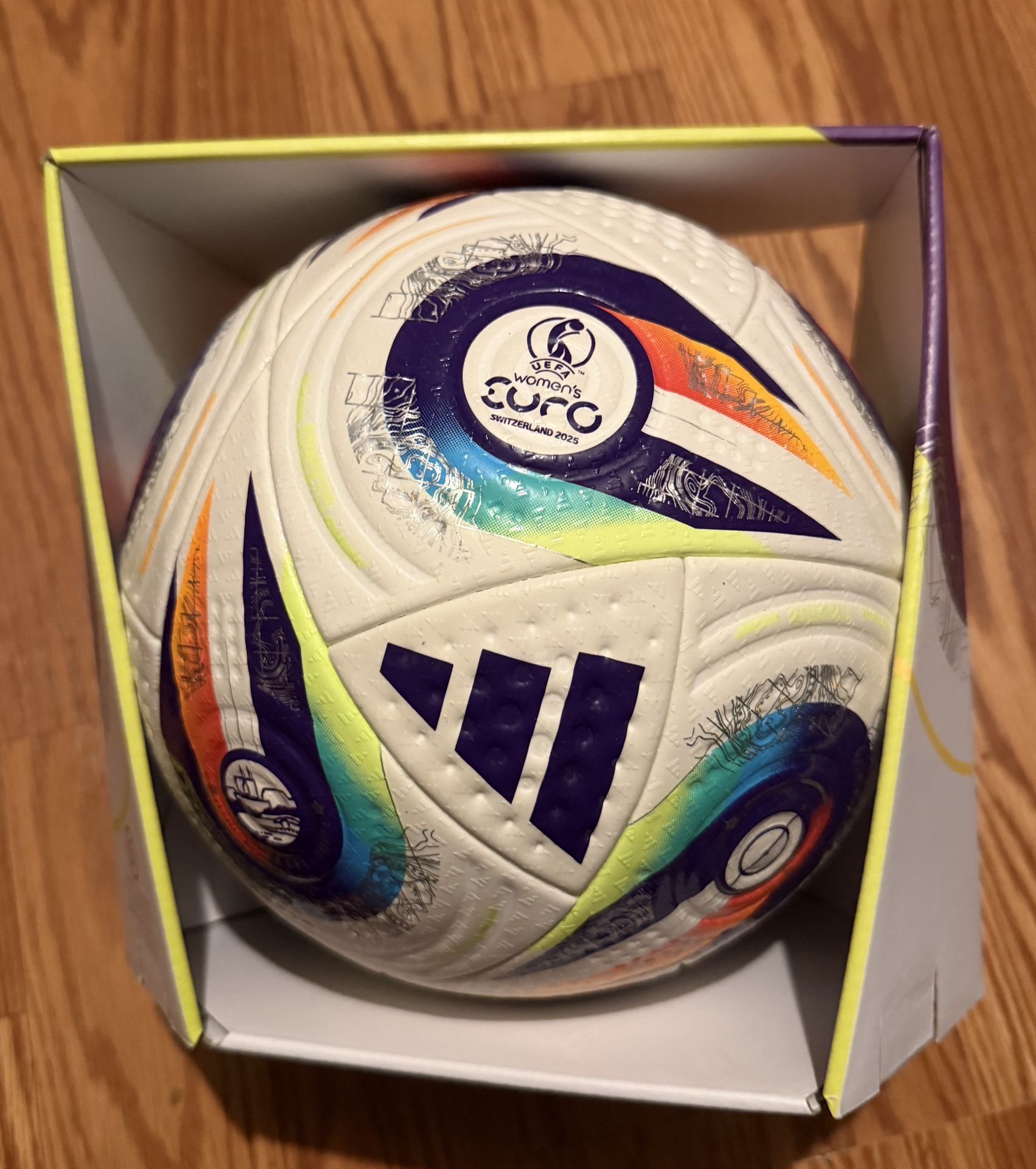 Adidas 2025 UEFA Women's Euros Pro Match Ball (Size 5) 