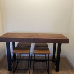 Acacia Wood Dining Table