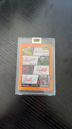Battle Beast Quad Signagraph Card 23/25