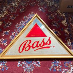 Bass Ale Beer Mirror - Rare Triangle