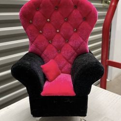 JEWELRY BOX - Tall Jeweled Back Arm Chair