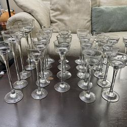 Pedestal Glass Tea light Holders- 26