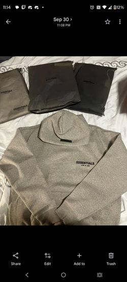 Essential hoodie dark oatmeal