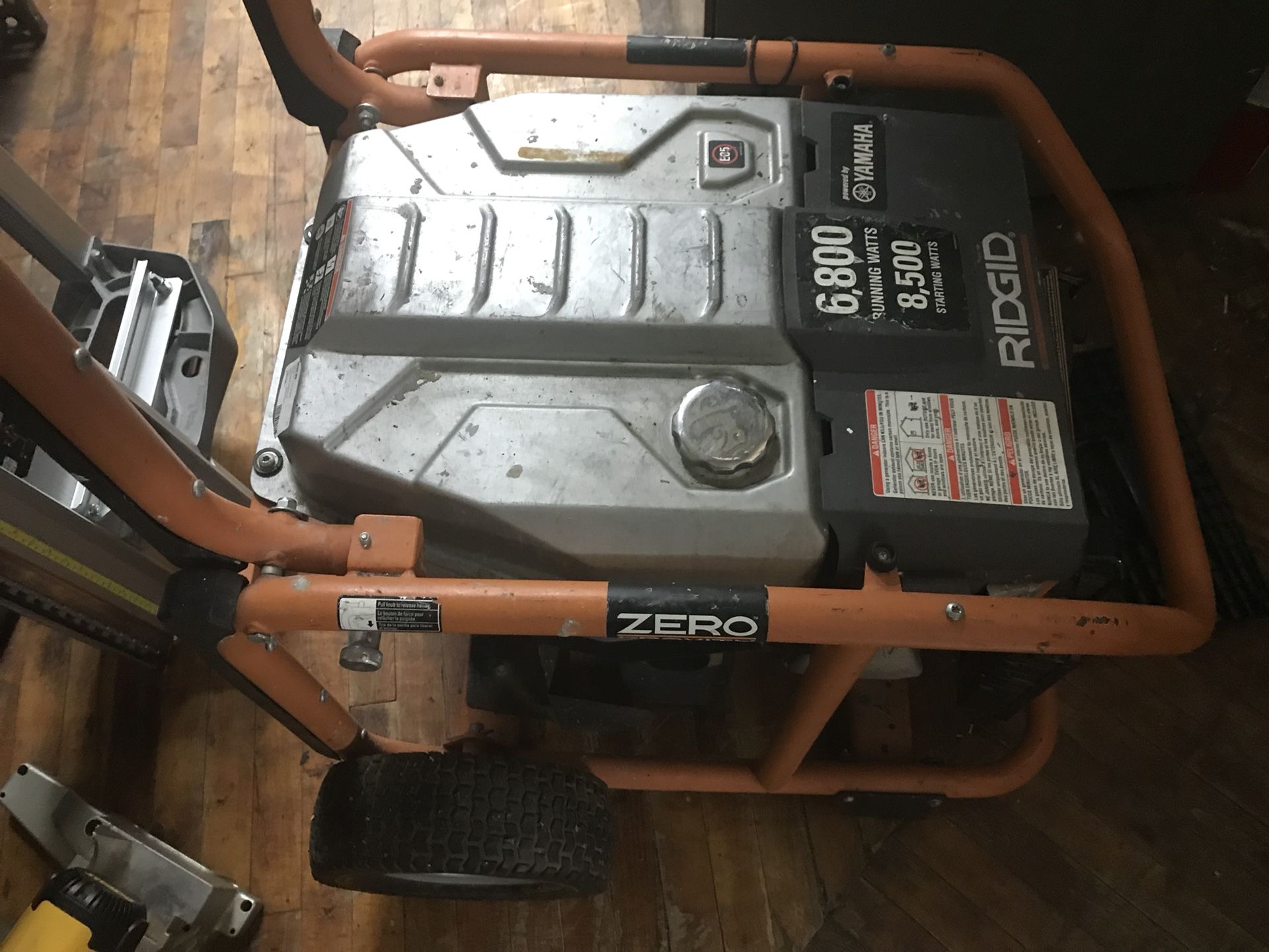 ( Hurricanes special )Ridgid R6800 Generator MSRP 999