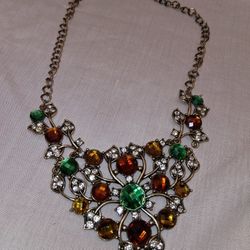 Vintage Gemstone Necklace 