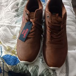Levi's Tan Tennis Shoes NWT