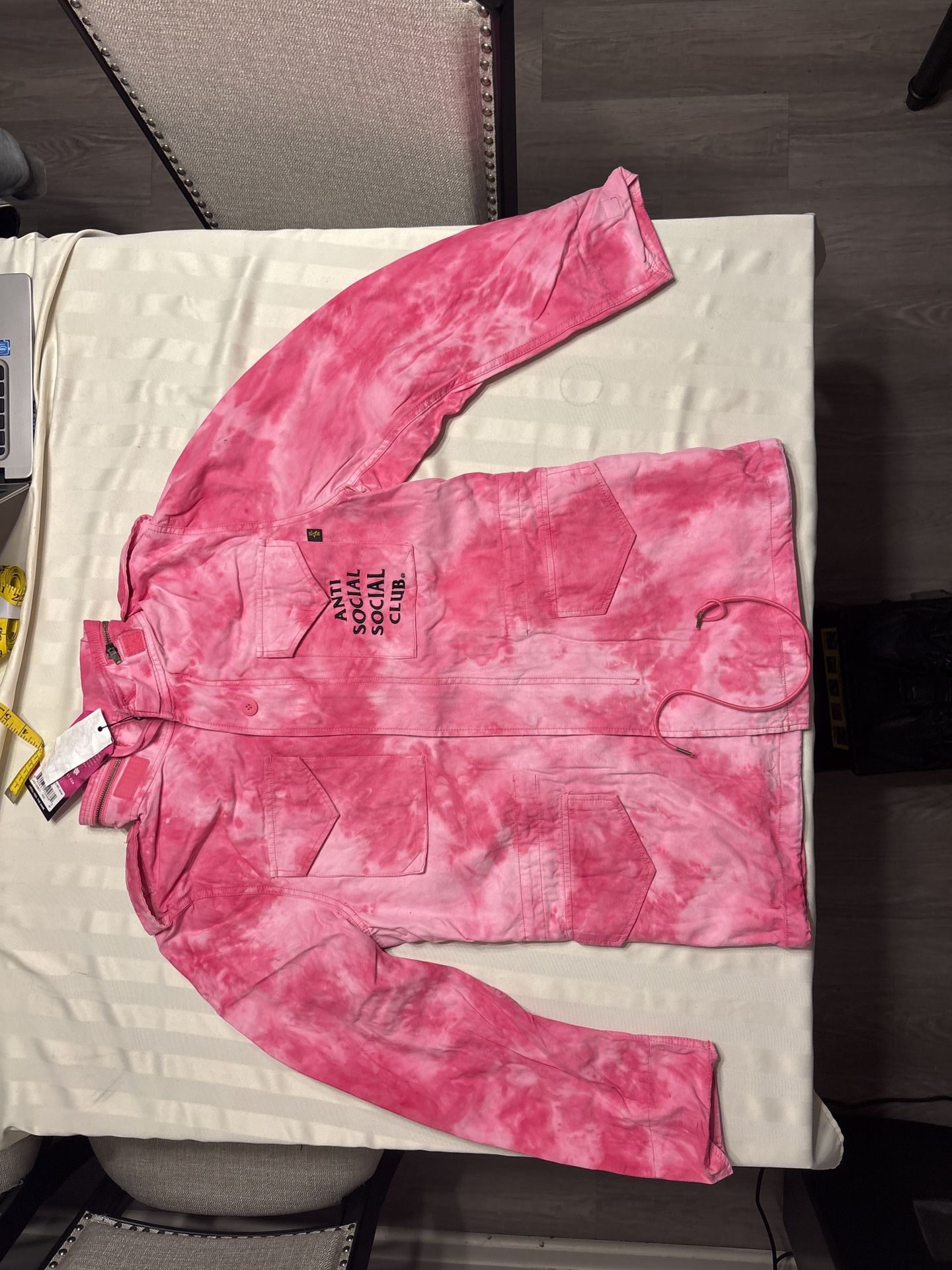 ASSC X ALPHA INDUSTRIES M-65 Tie Dye Pink Jacket