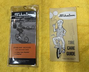 Reproduction 1968 Schwinn Stingray Krate Owners Manual