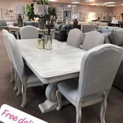 $10 Down Finance Sectional Sofa Loveseat Bedroom Set Queen/King Bed Dresser Nightstand Chest Reclining Sofa Dining Table Queen Matress 