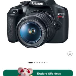 Canon EOS Rebel T7 EF-S 18-55mm IS II Kit: 24.1MP Digital SLR with Wi-Fi & 1080p HD Movie