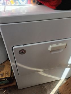 White Front-Load Clothes Dryer