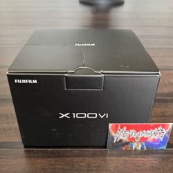 Fujifilm X100VI 40.2 MP Digital Camera (Silver) - Made in Japan - USA MODEL NEW