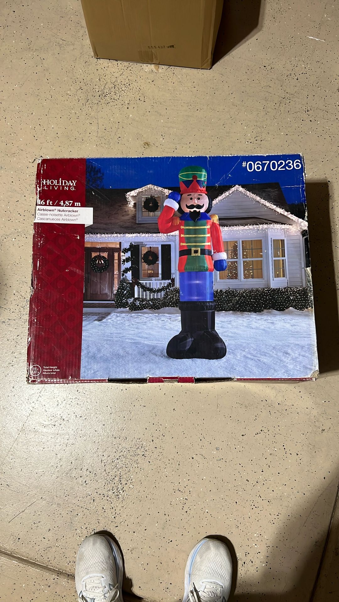 Holiday Living  16 Fr. Air blown Nutcracker #0670236