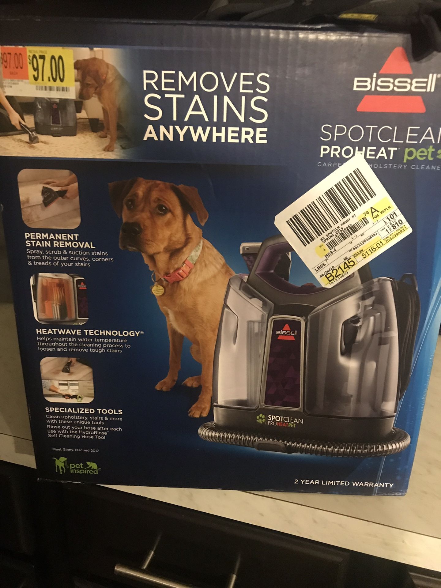 Bissell Spotclean Proheat Pet