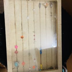 Large Cream Color Ring / Julery Holder