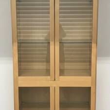 Maple and Glass Cabinet 