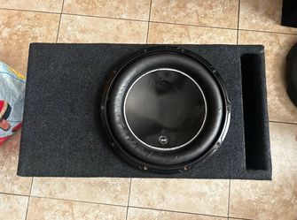 12W6v3 JL Audio Subwoofer with ported enclosure
