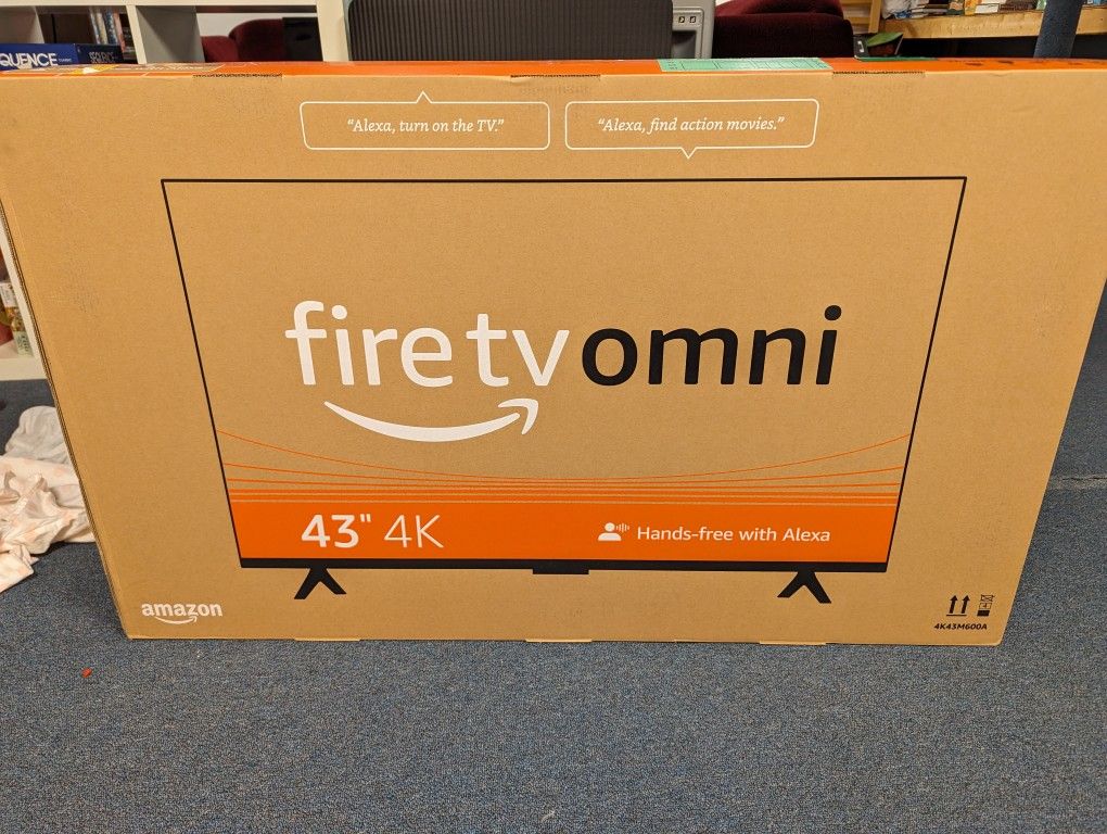 Amazon Omni 4k 43" Fire TV Smart TV ~ Brand 🆕
